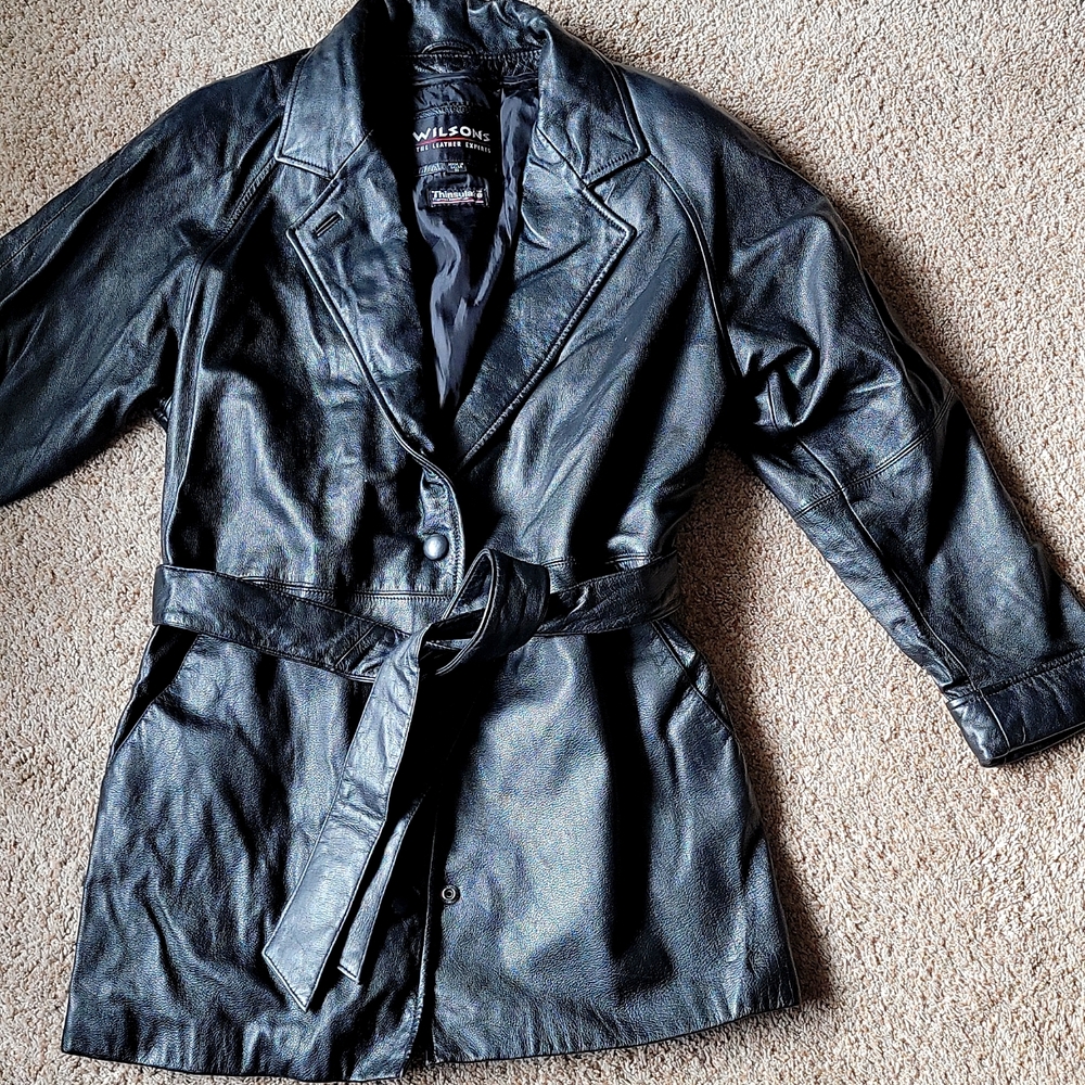Leather coat Thinsulate